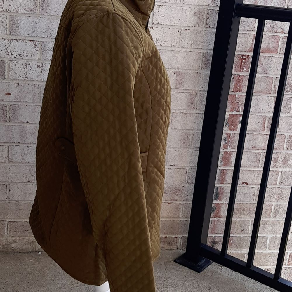 NWOT Liz Claiborne olive green outerwear jacket - Picture 4 of 13